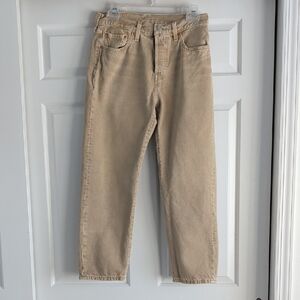 Levi's Premium 501 Straight-Leg Ankle Jeans